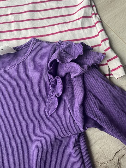 Zestaw komplet - 2 szt bluzka h&m tshirt zara