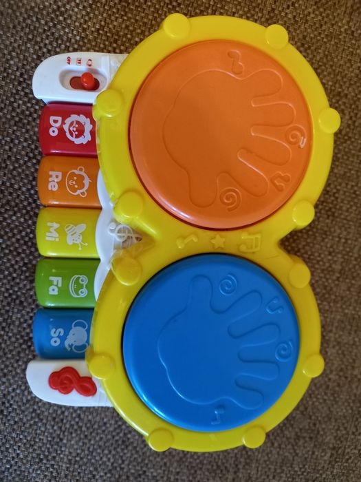 Музична іграшка, піаніно,звуки тварин,барабан