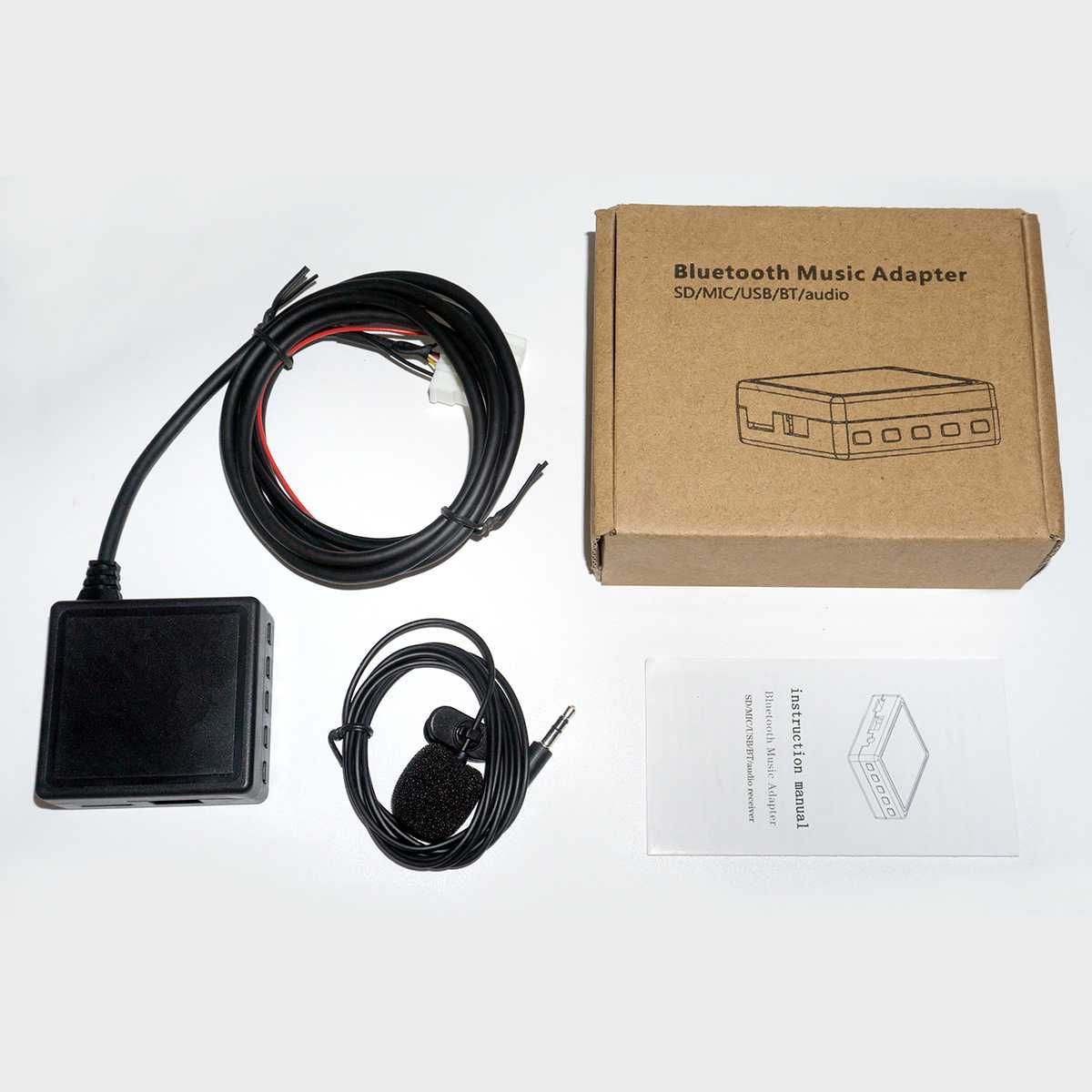 Bluetooth USB AUX адаптер VW Skoda Seat RCD 310 510 RNS 315 + микрофон