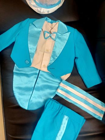 Смокінг блакитний, святковий костюм на 1 рік, ТОРГ!!!