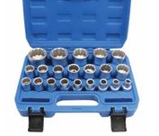 CONJUNTO DE CHAVES ESTRIADAS  1/2" - 21 PCS - REF:  S-SHS21