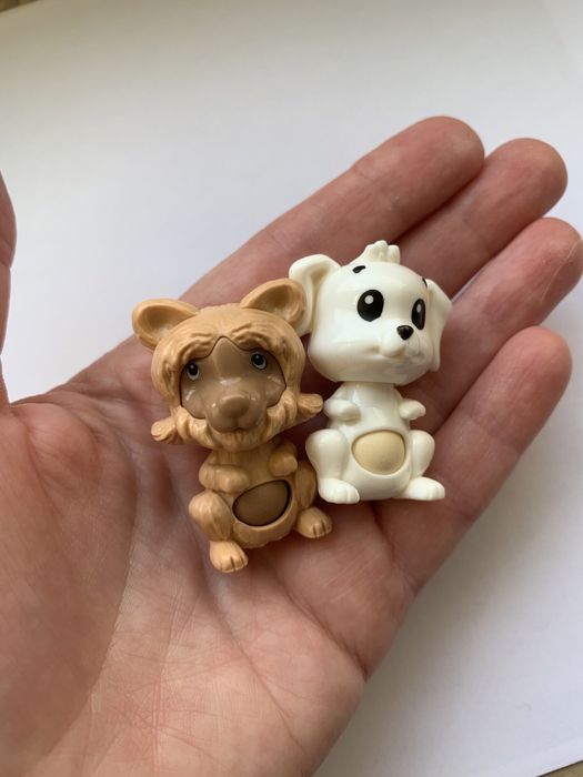 Полная серия игрушек киндер сюрприз Собачки - Погладь меня (2014)