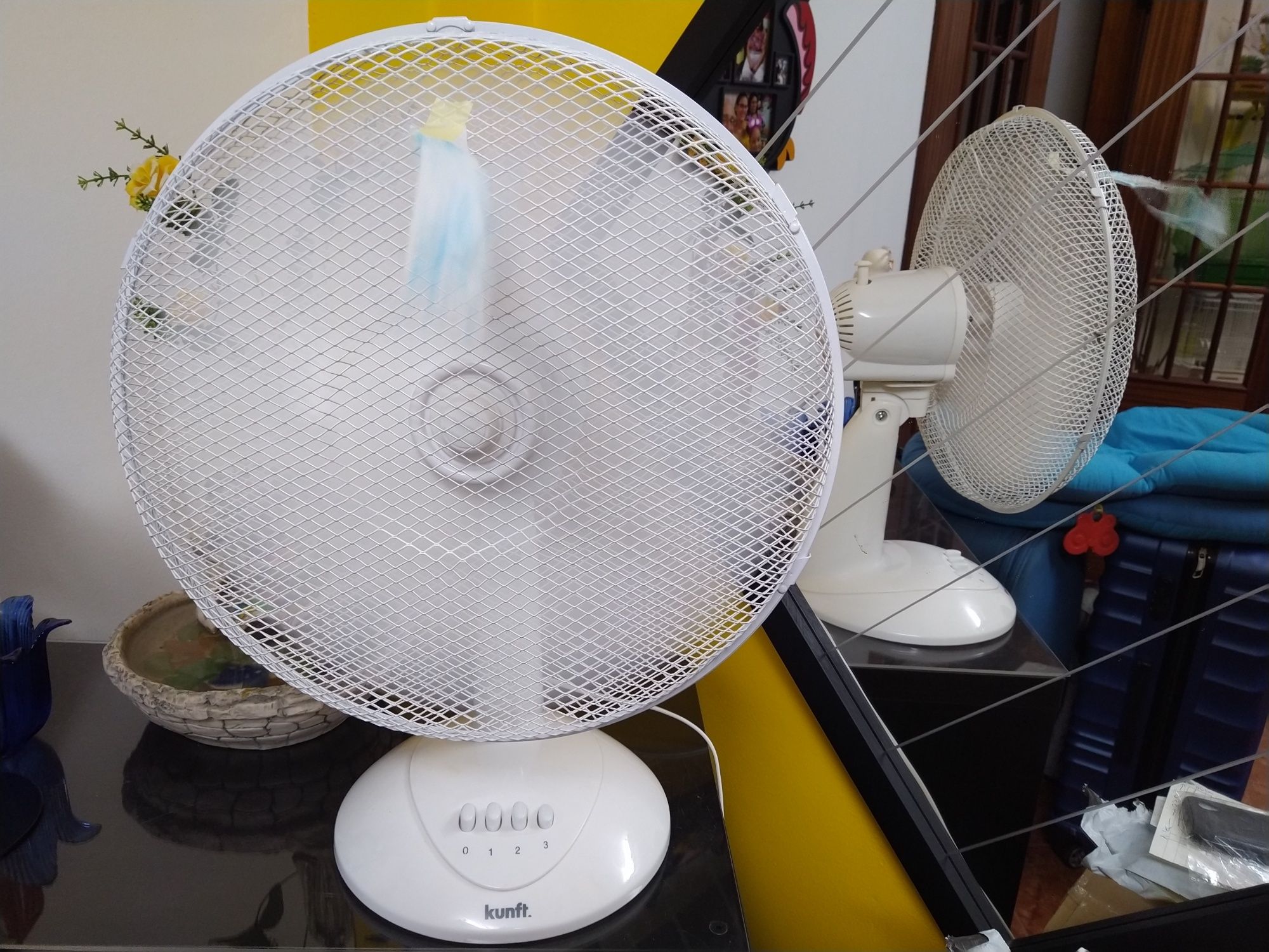 Ventoinha ventilador kunft praticamente novo casa quarto apartamento.