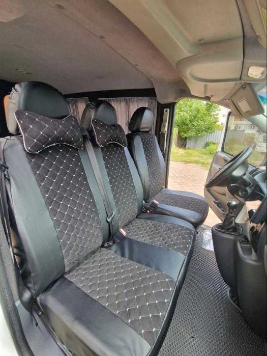 Чохли на сидіння на бус 1+2  Віто Спрінтер Мастер Транзит трафік T4/T5