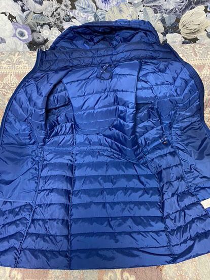 Пальто синього кольору