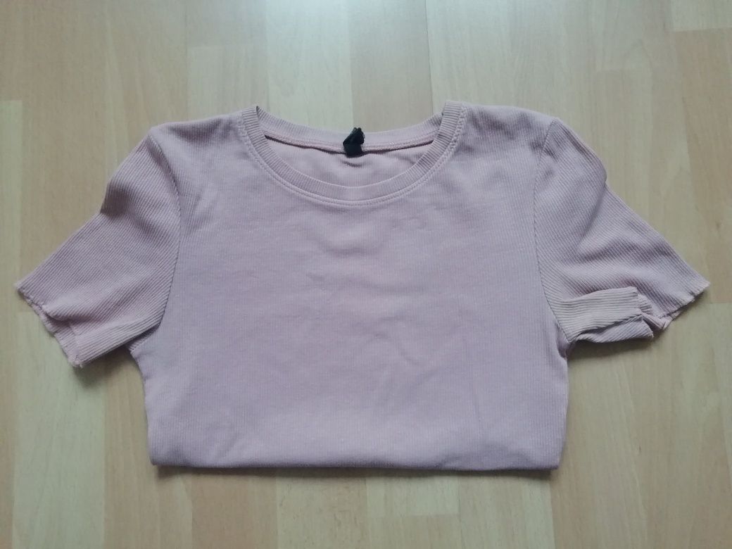 Różowy T-Shirt Sinsay