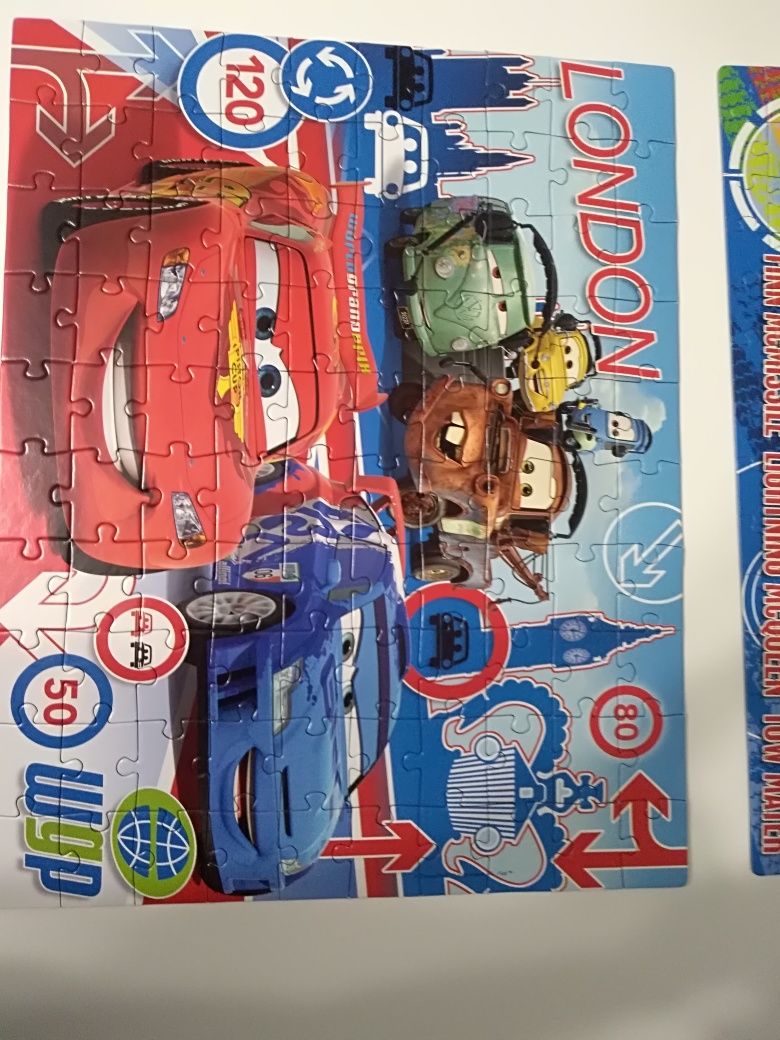 Puzzle Cars progresywne 4w1