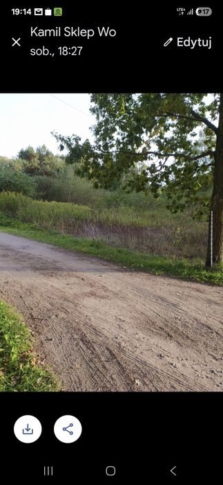 Działka  Budowlana 1531 m .Zagościniec Wołomin