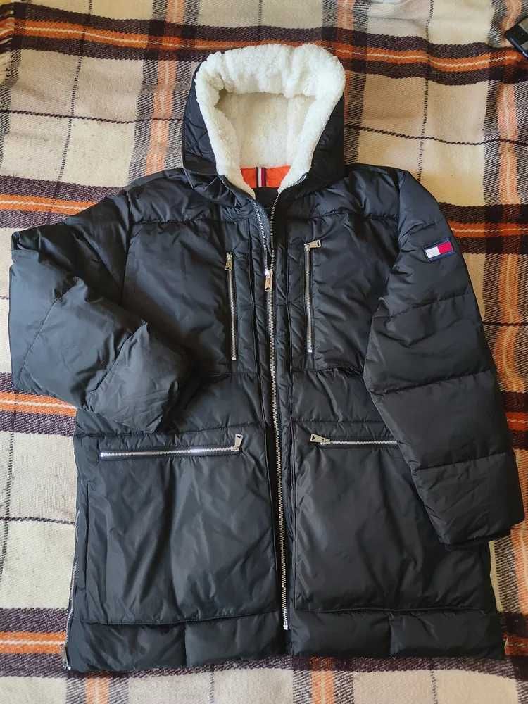 Куртка б/у XXL Tommy Hilfiger Heavyweight Quilted Sherpa Hooded Parka