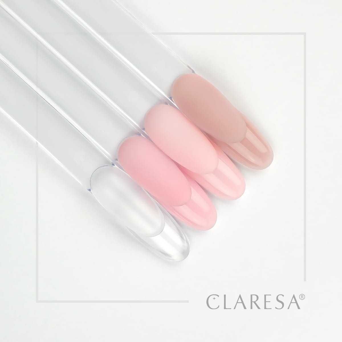 Żel claresa 45g Kolory Clear Baby pink Milky white  natural