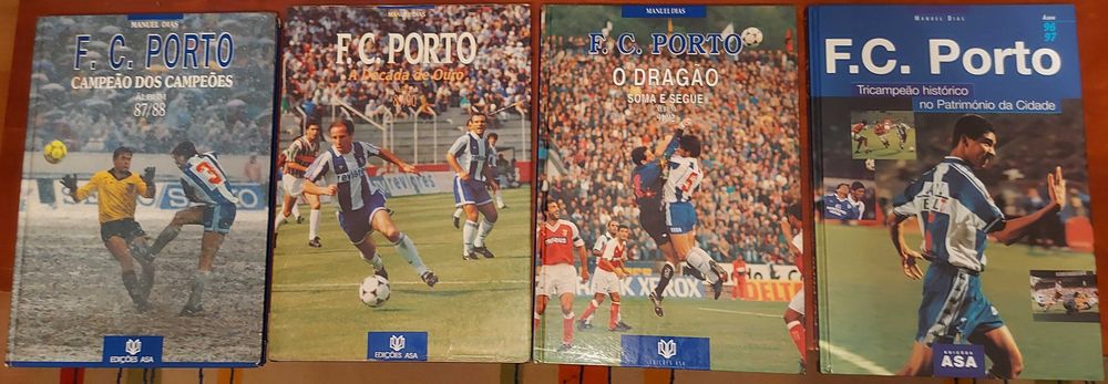 Coleção FC Porto – 7 Álbuns Oficiais (Edições ASA – Manuel Dias)