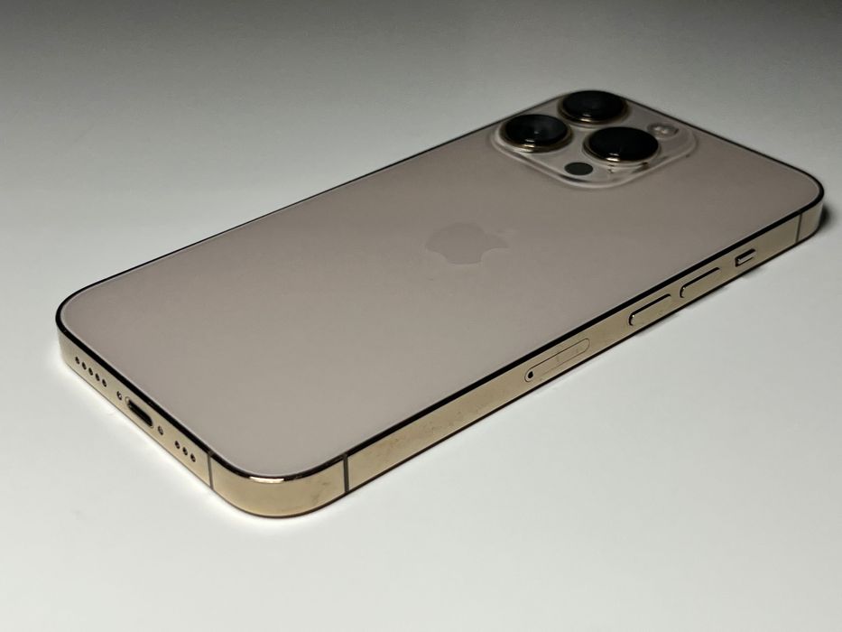 iPhone 13 PRO/ GOLD/ 128GB/ IDEALNY/ Bateria 100%