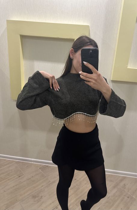 Вкорочений светр Zara 36 р.