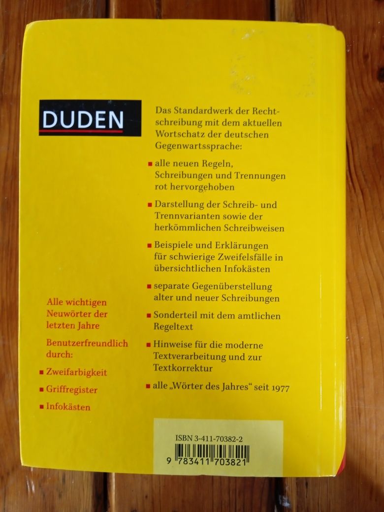 DUDEN Die deutsche Rechtschreibung - słownik do niemieckiego