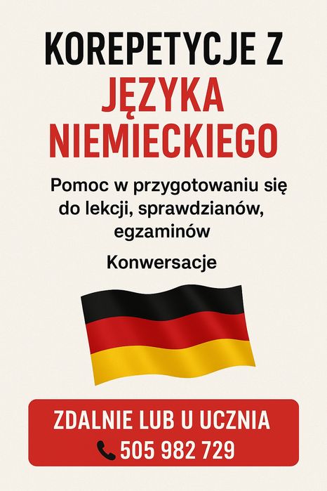 Język niemiecki Korepetycje