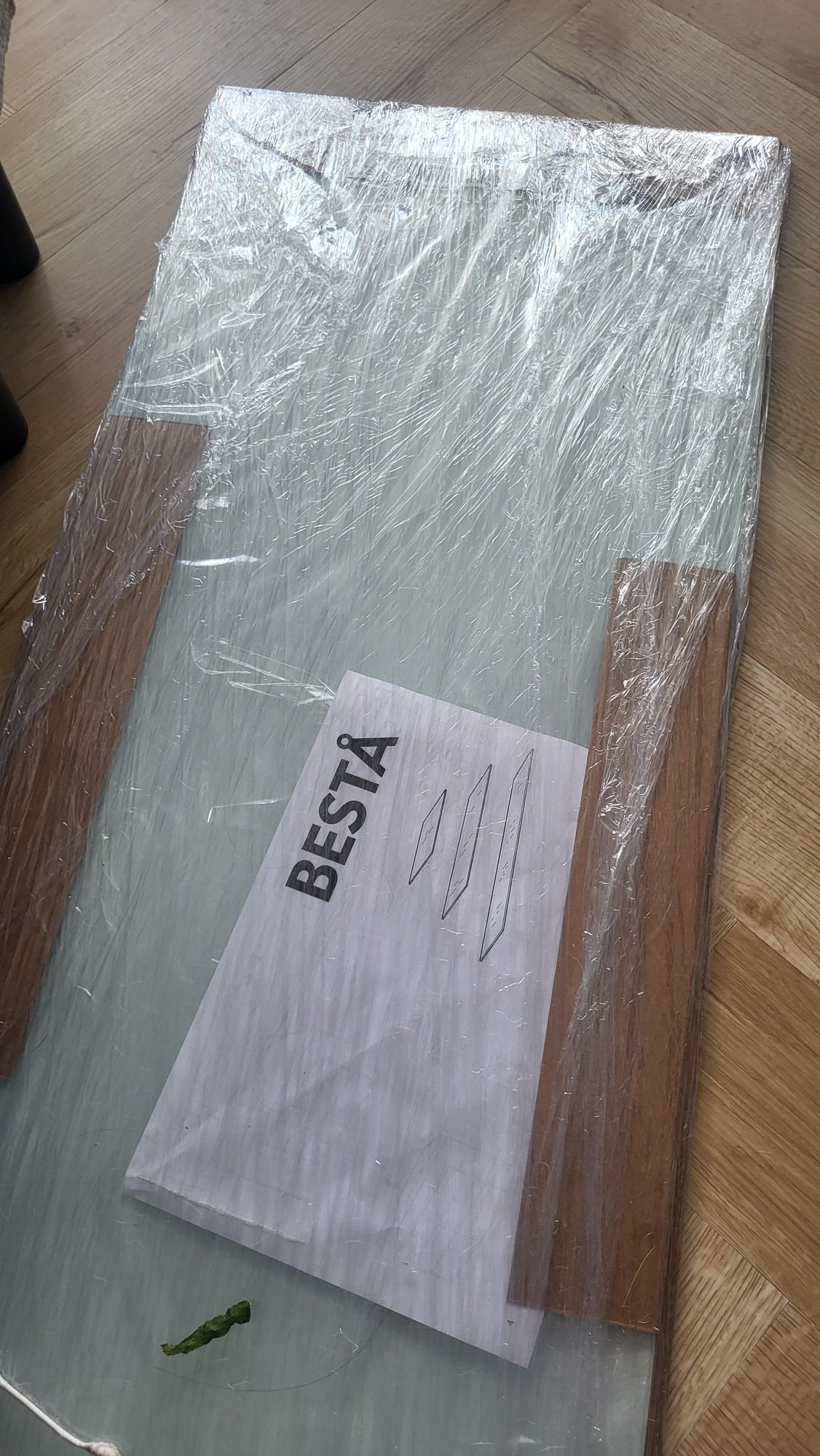 Blat szklany besta ikea