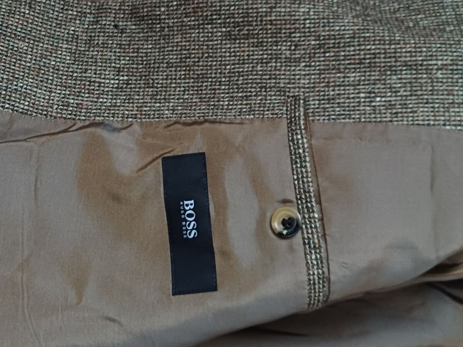 Шикарный пиджак HUGO BOSS оригинал шерсть/ шелк 52 разм