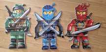 Ninjago półki na klocki lego 3 szt