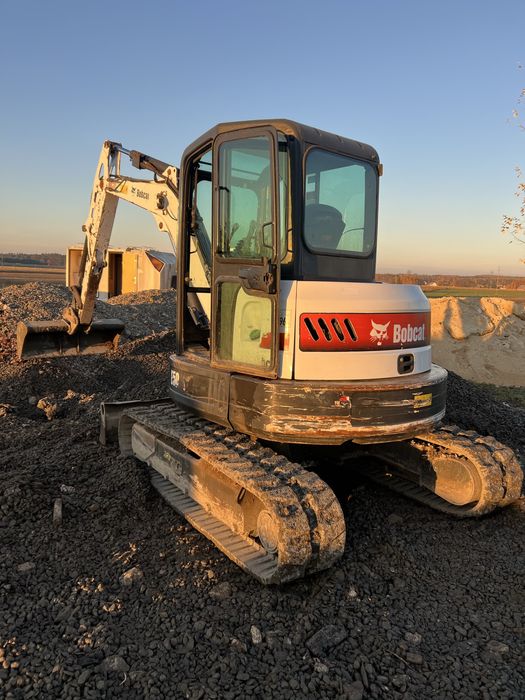 Minikoparka Bobcat E 50 zamiana