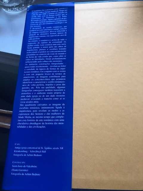 Livro "O Românico", arquitetura, escultura, pintura de Rolf Toman