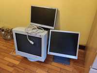 3 monitores antigos