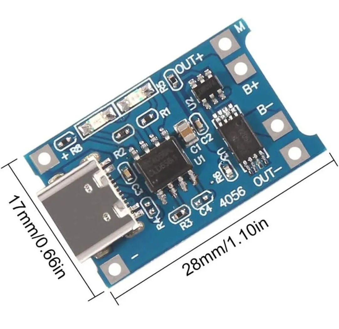 Модуль зарядки Тр4056 1А 5V (ціна за 3шт)