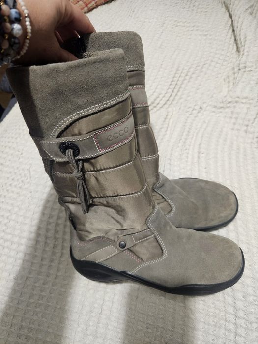 Piękne buty kozaki geox 34 gotatex ocieplane skóra