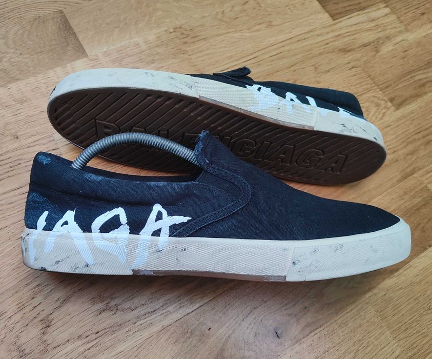 Кеды, слипоны Balenciaga Graffiti Print Размер 43 - 44