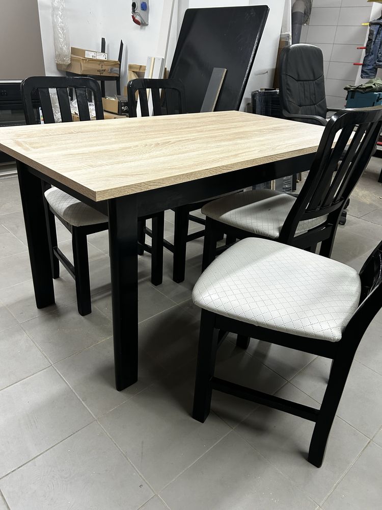 Stol + 4 krzesla 1400* 800