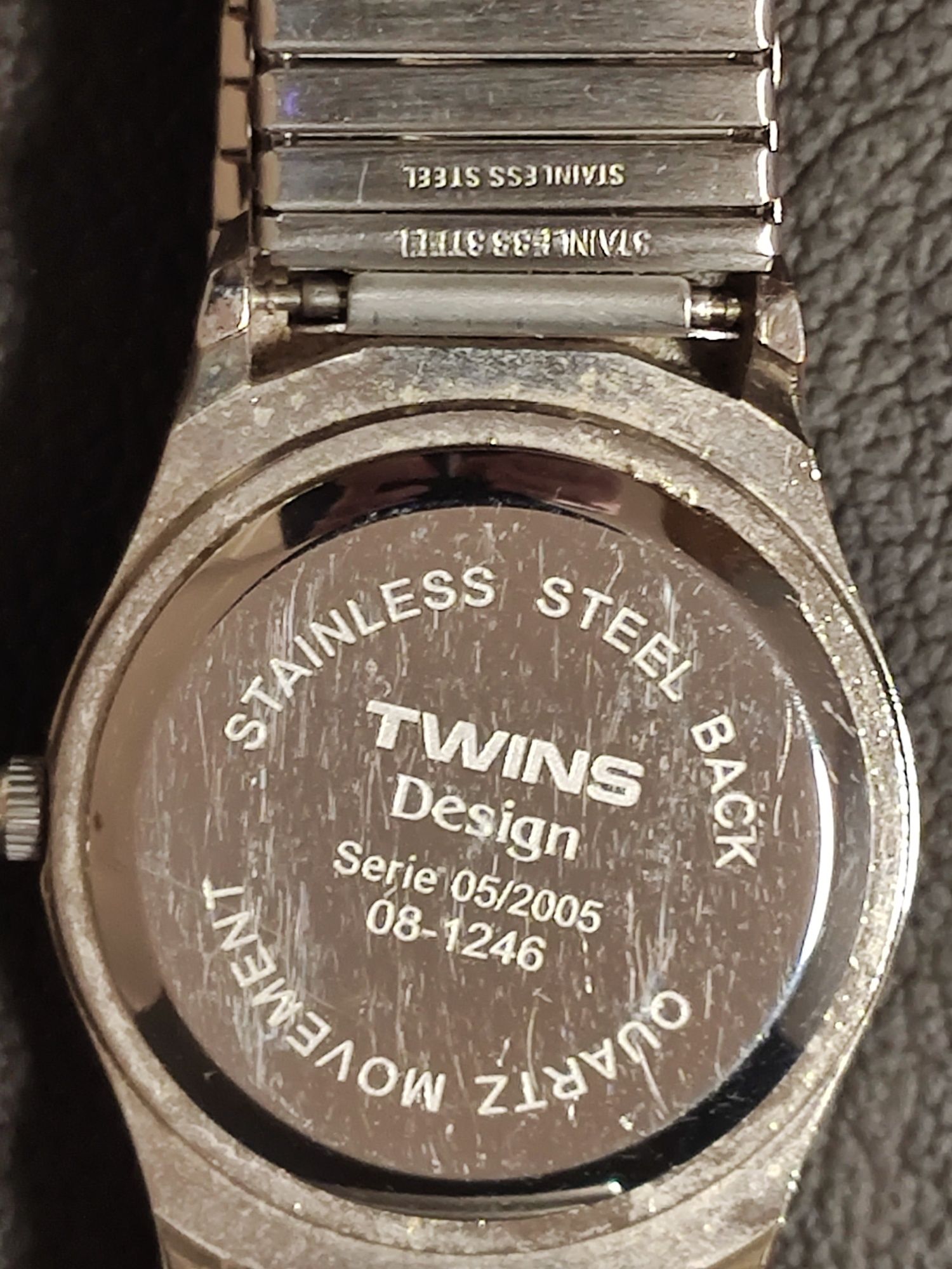 Zegarek TWINS Design QUARTZ vintage
