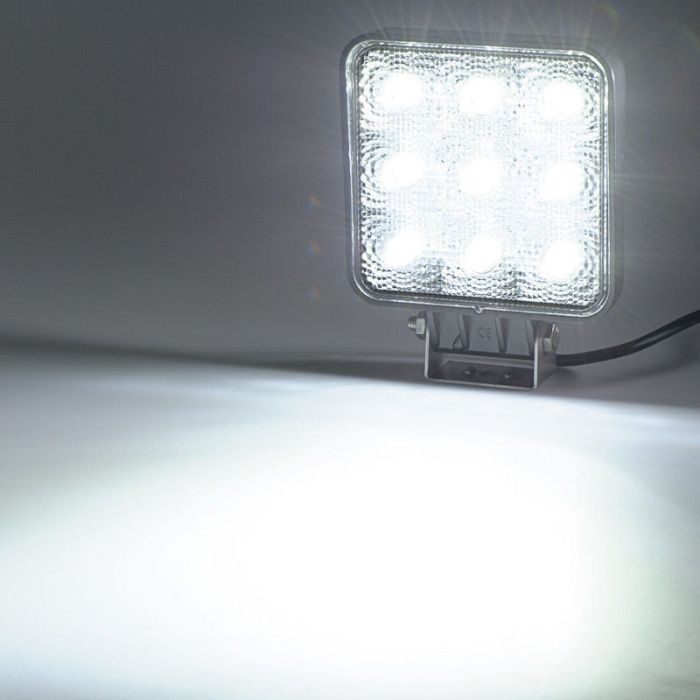 Projector Foco Trabalho Led8cm / 10cm  Quadrado  12v