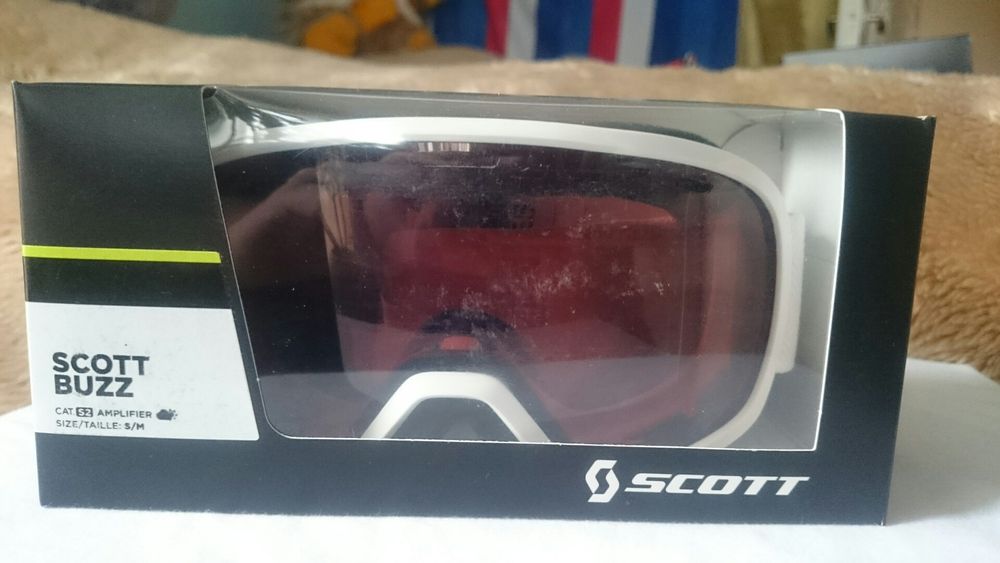 Маска очки лыжная горнолыжная детская SCOTT BUZZ