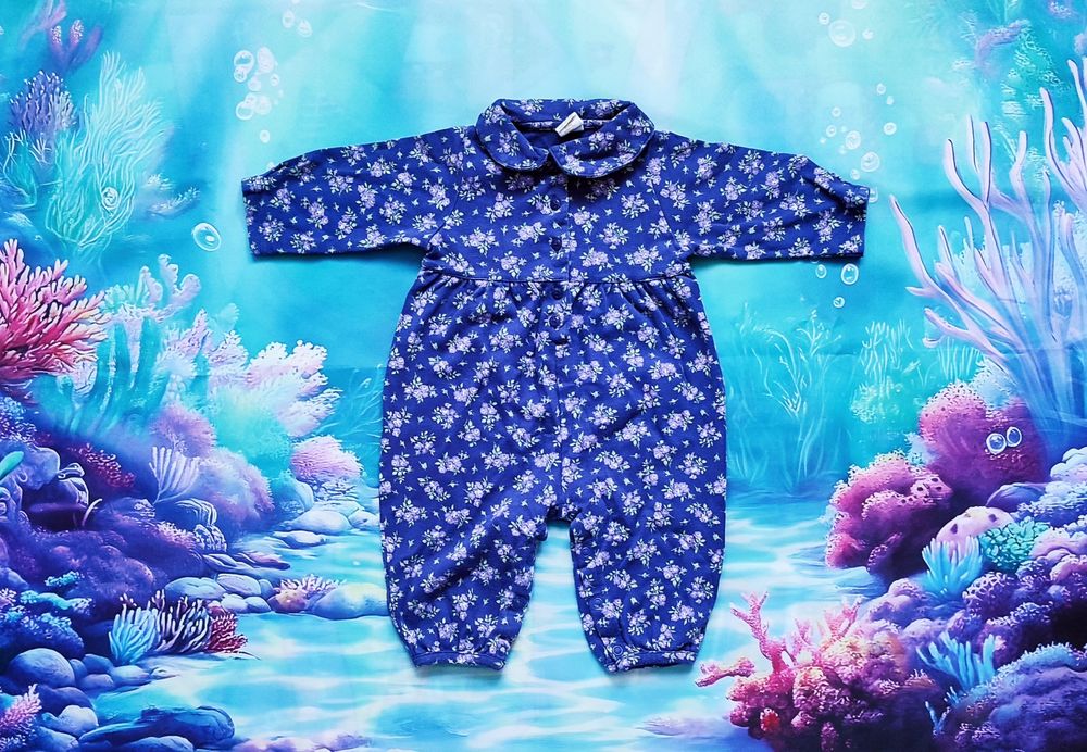 GAP Piżama Pajac Rampers Śpiochy dla dziewczynki r. 6-12mies