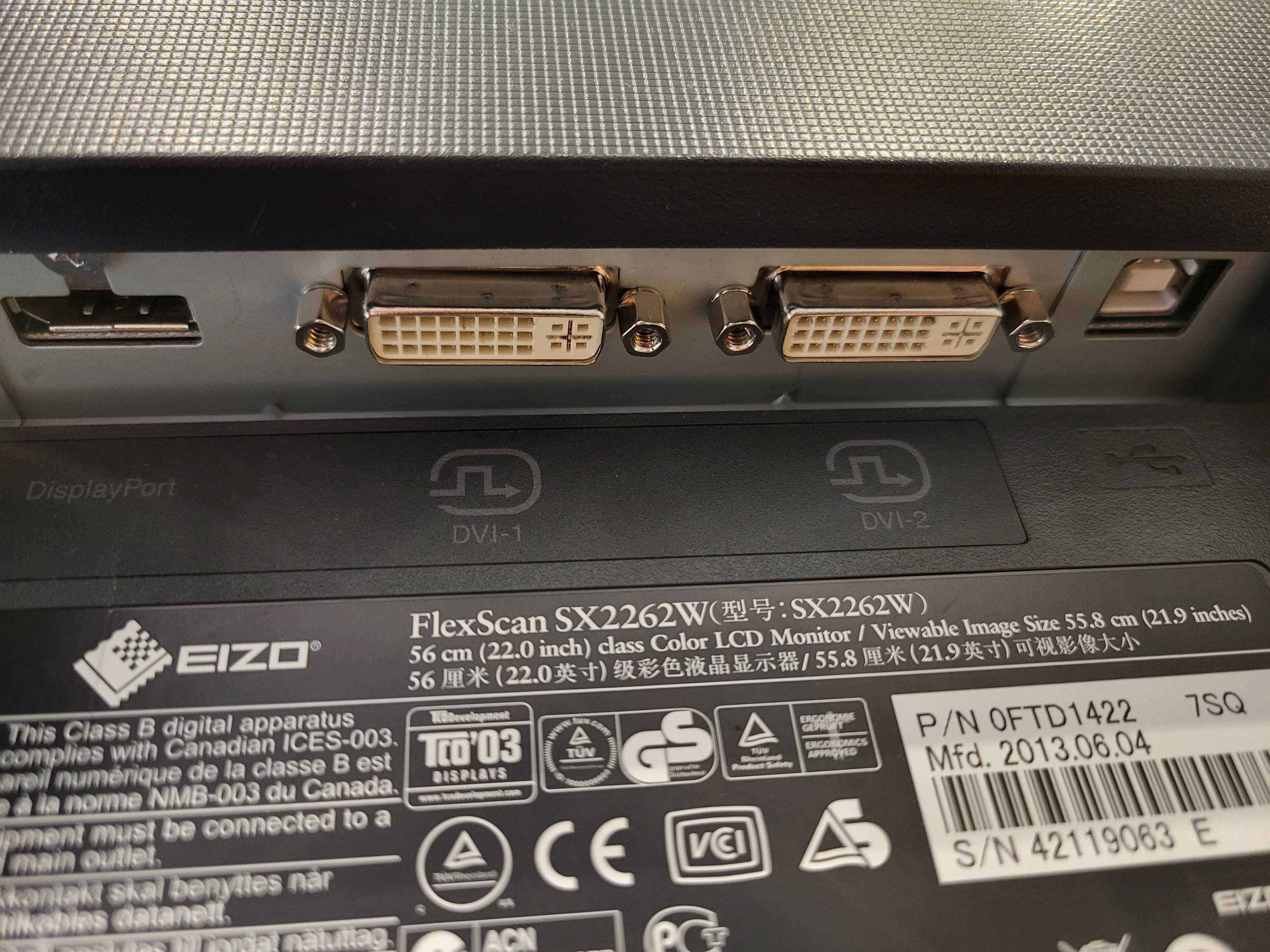 Monitor EIZO FlexScan SX2262W