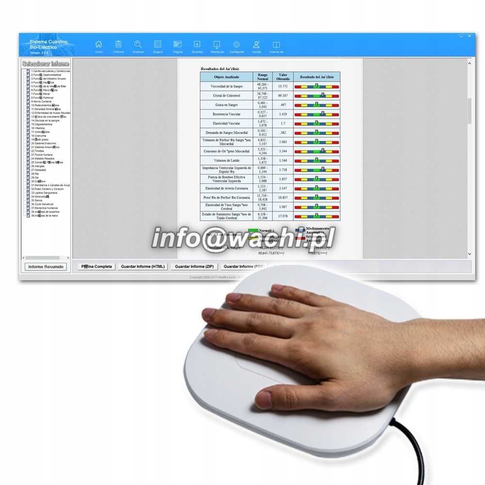 Biorezonans Quantum Analizator stanu organizmu PL