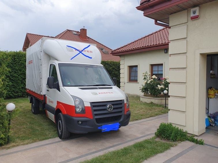 Vw Crafter 2.5tdi+plandeka i stelaż