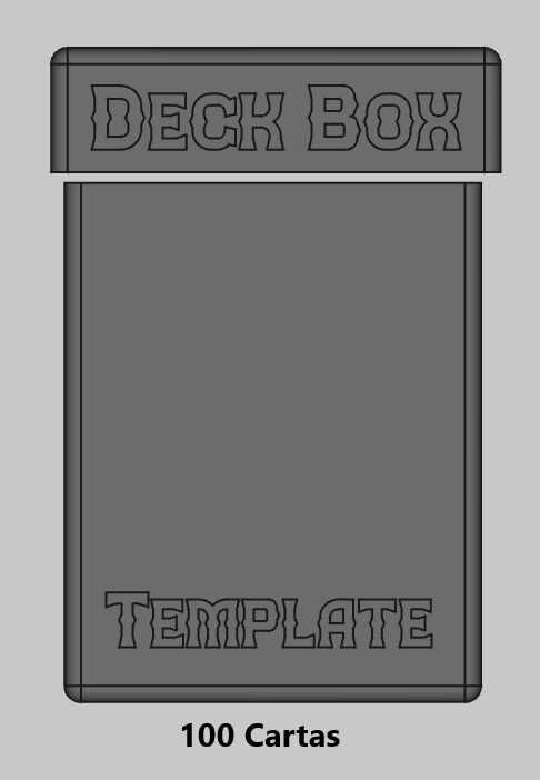 Deck Boxes 3D Exclusivas e Personalizáveis para Cartas de Coleção