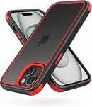 Plecki etui MobNano do iPhone 15 wzmocniona ramka bezbarwny tył