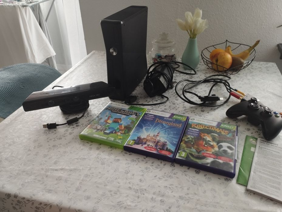 konsola xbox 360 + gry