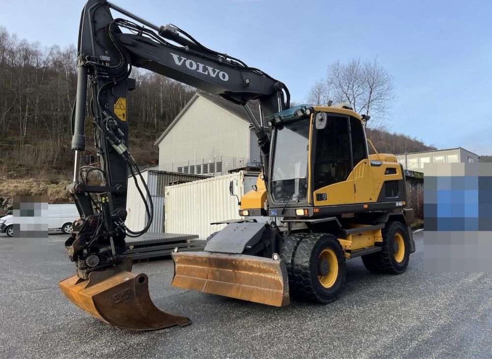 Volvo EW140D Rototilt podpory koparka kołowa 160D