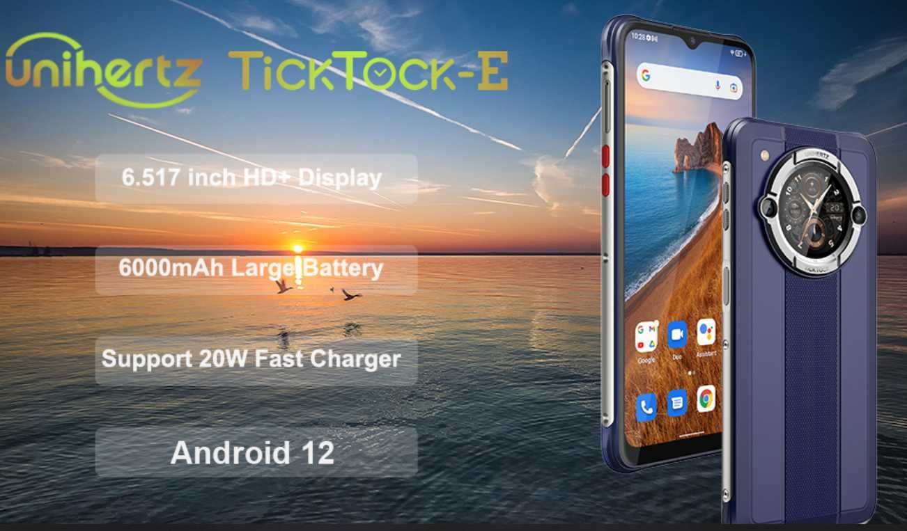 Unihertz TickTock-E. 2 екрани, 6000Ma/h, 48Mp/8Mp, NFC+Подарунок