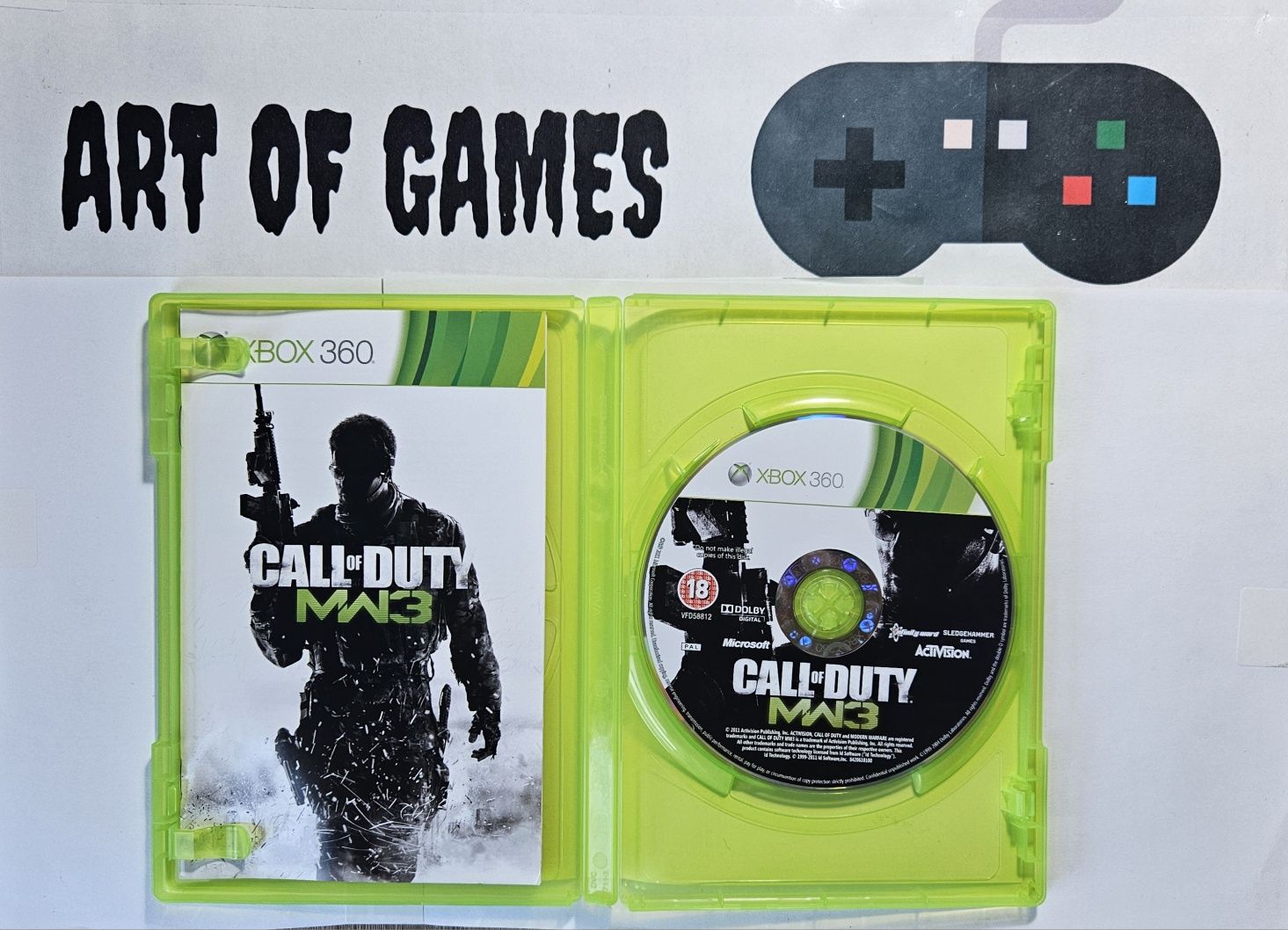 Call of Duty Modern Warfare 3 Xbox 360 Komplet 3xA BDB COD