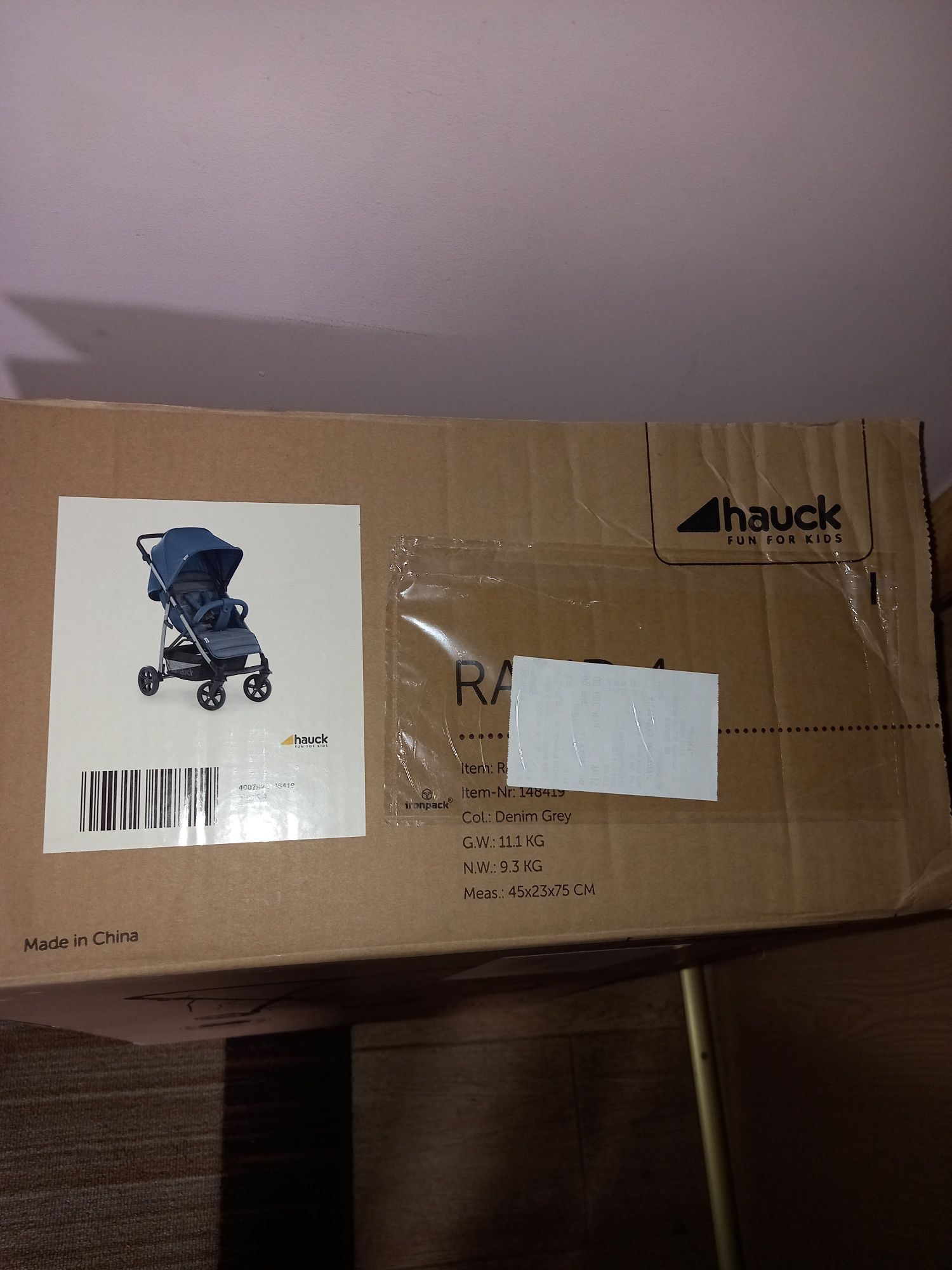 Sprzedam wózek spacerowy hauck nowy