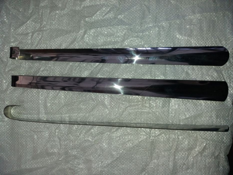 Обувная ложка из нержавеющей стали,рожок.