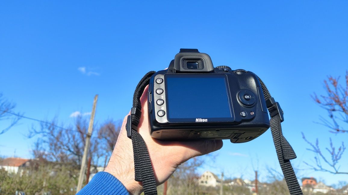 Nikon D3000+SD,Зеркалка Зеркальный Фотоаппарат,Фотик