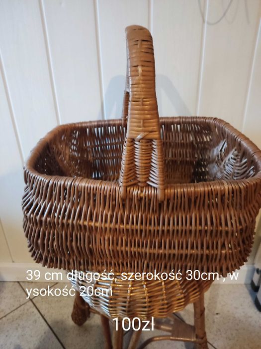 Koszyk wiklinowy