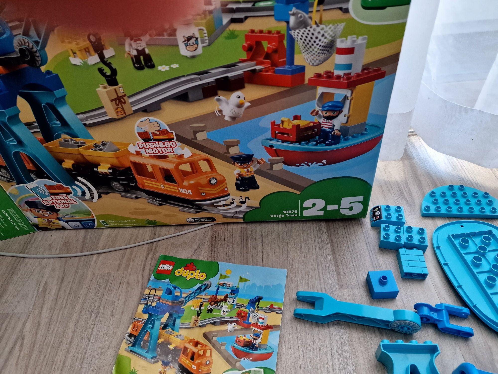Lego Duplo zestaw 10875 pociąg towarowy