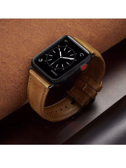 Bracelete para Apple Watch, Samsung e Huawei em pele