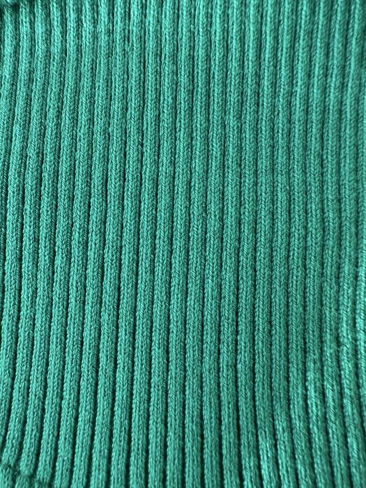 Top de malha verde ZARA