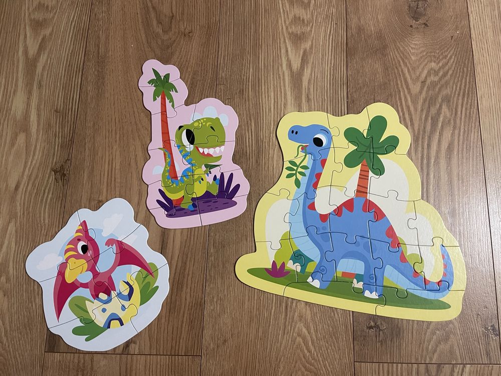 Puzzle dinozaury malego bystrzaka